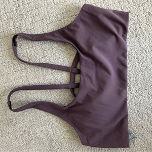 Vuori purple Yosemite sports bra